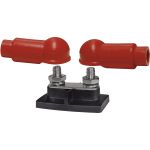 Blue Sea Systems PowerBar Dual BusBar 3/8"-16 Studs and Insulators | Blackburn Marine